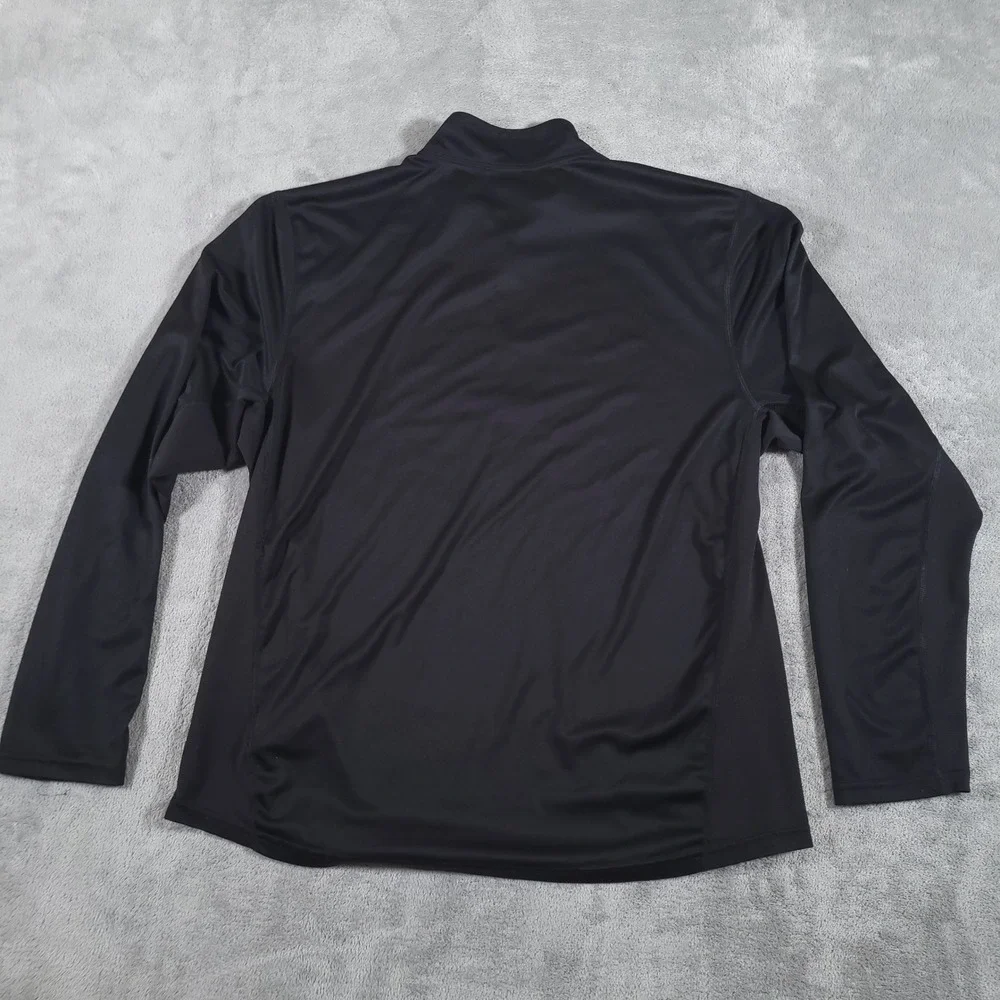 The North Face Shirt Mens Large Black VaporWick 1/4 Zip Base Layer Performance
